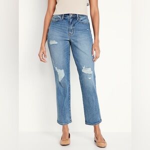 NWOT Old Navy Women's High-Rise Straight Leg Jeans